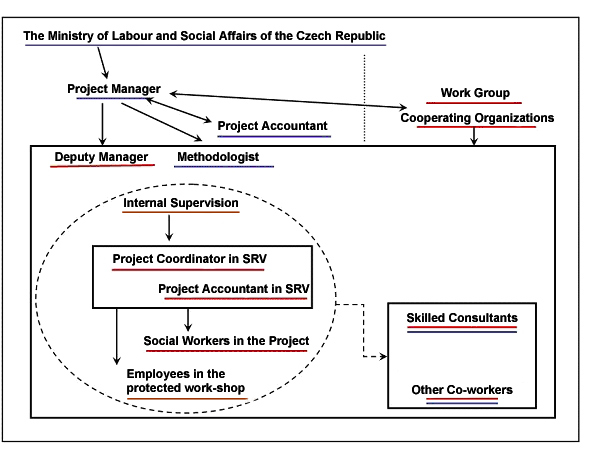 Basic scheme of the project management